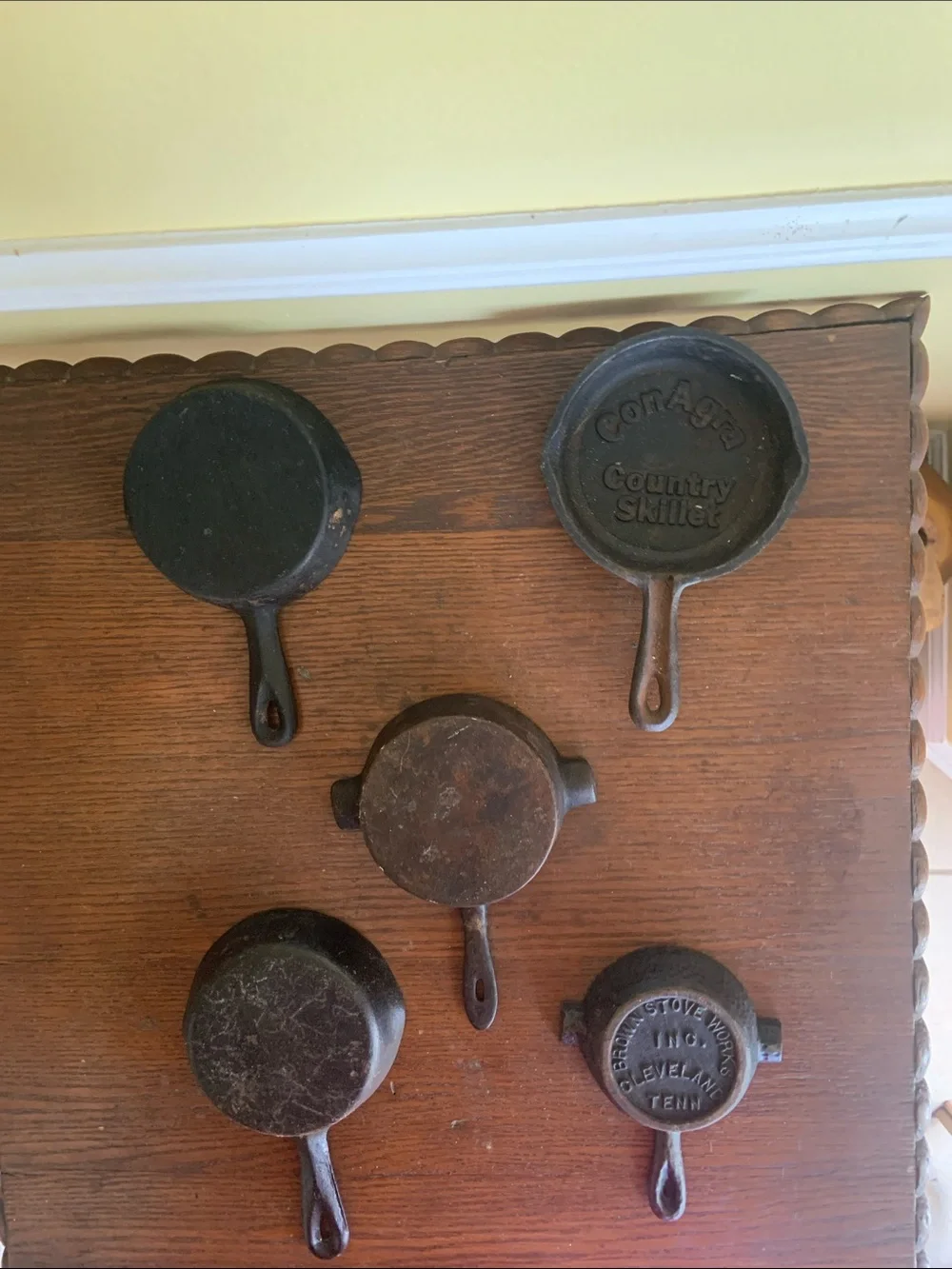 Cast Iron Mini Skillet Set - Black